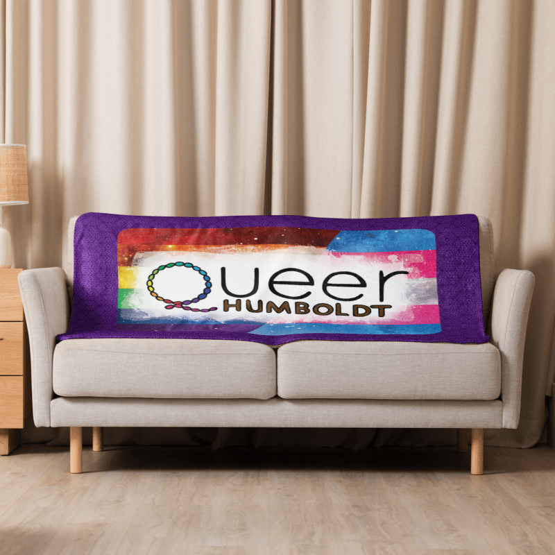 Queer Humboldt - SMALL Sherpa blanket