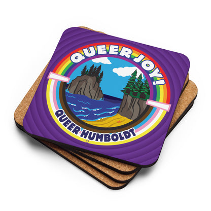 Queer Joy - Cork-back coaster