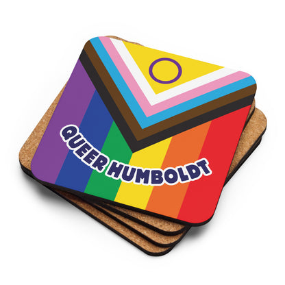 Queer Humboldt Progress Pride coaster
