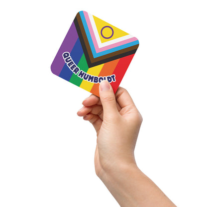 Queer Humboldt Progress Pride coaster