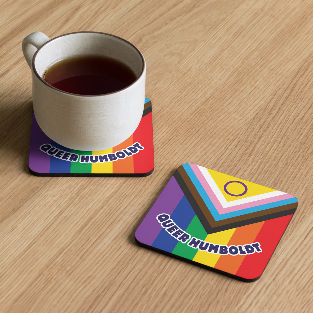 Queer Humboldt Progress Pride coaster
