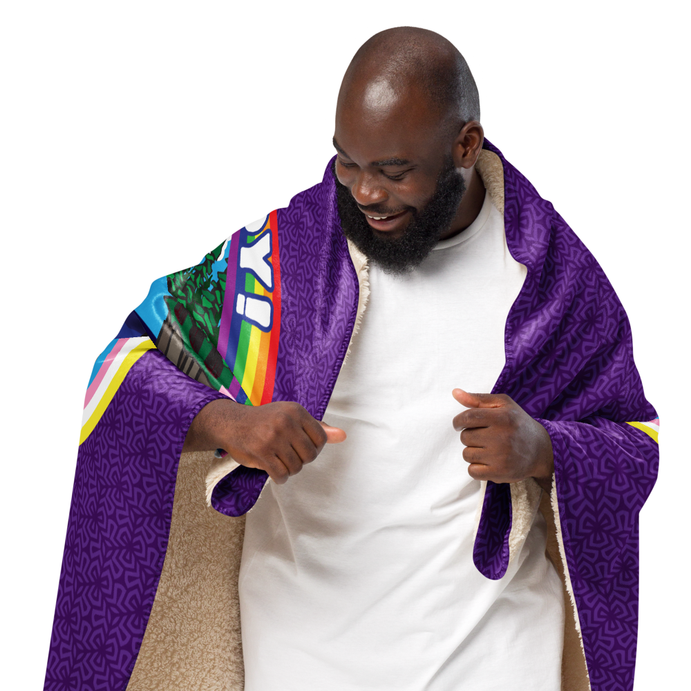 Queer Joy - SMALL Sherpa blanket