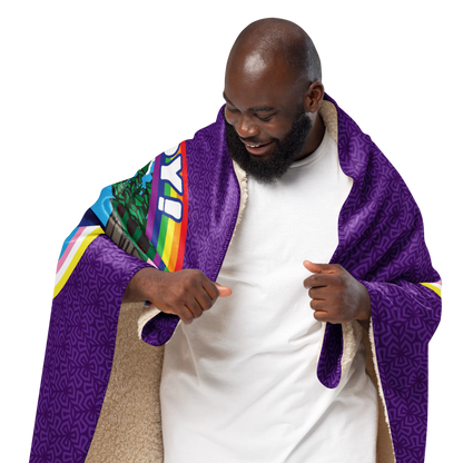 Queer Joy - SMALL Sherpa blanket