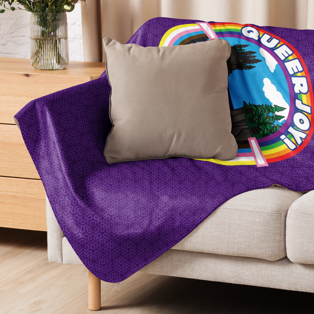 Queer Joy - SMALL Sherpa blanket
