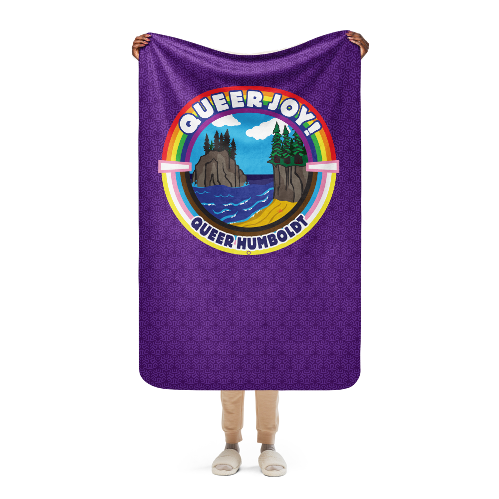 Queer Joy - SMALL Sherpa blanket