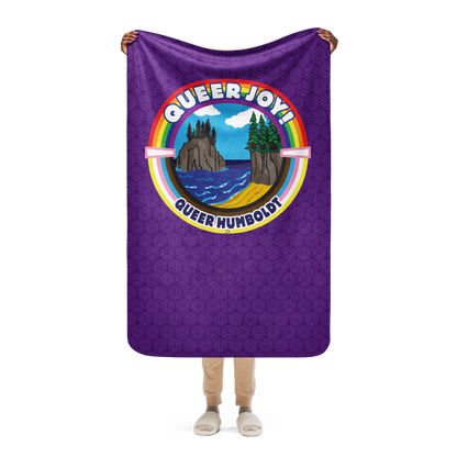 Queer Joy - SMALL Sherpa blanket
