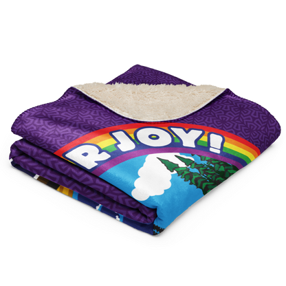 Queer Joy - SMALL Sherpa blanket