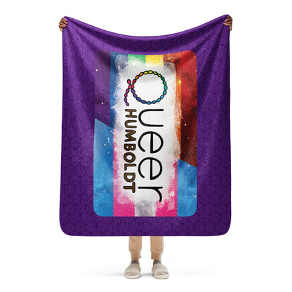 Queer Humboldt - MEDIUM Sherpa blanket