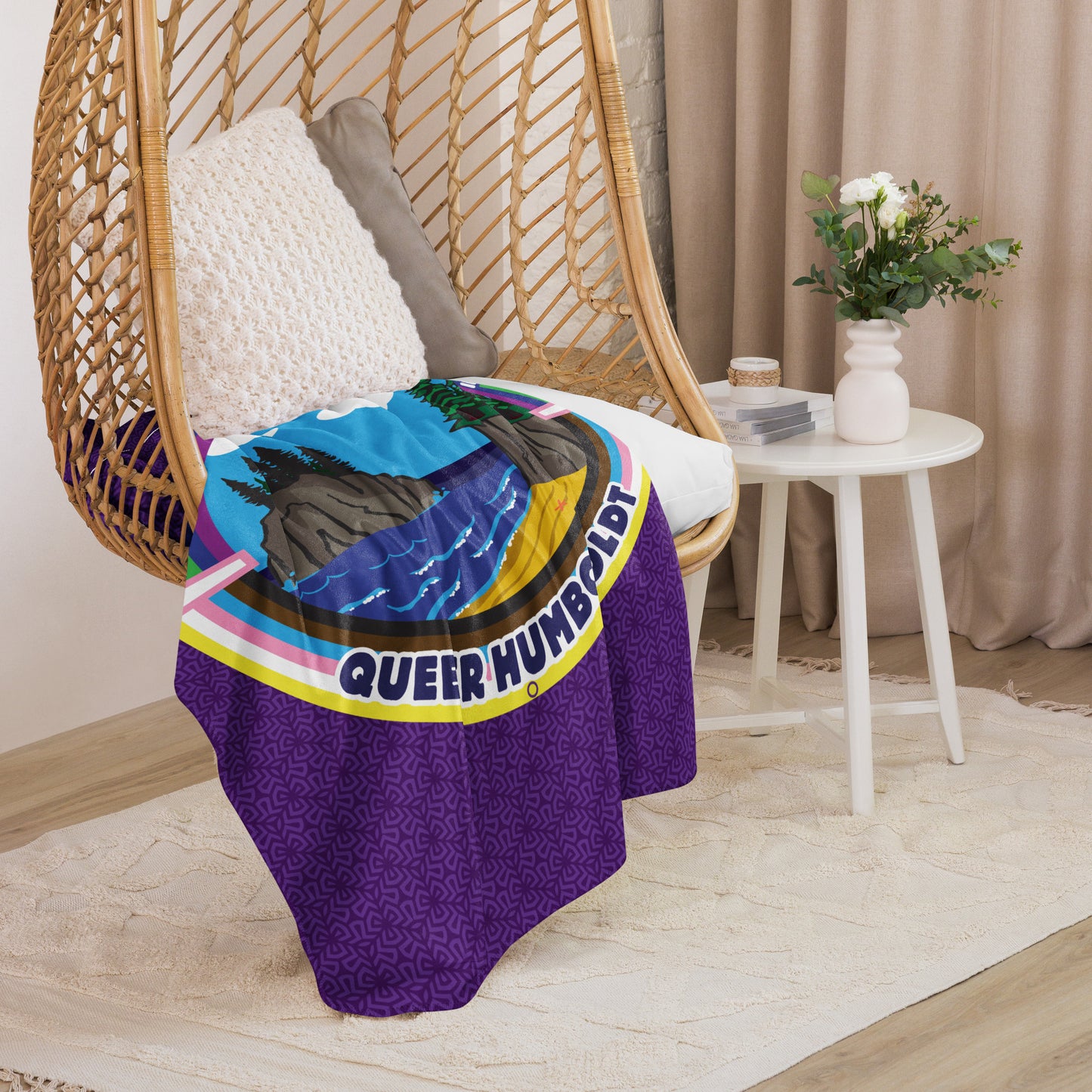 Queer Joy - MEDIUM Sherpa blanket