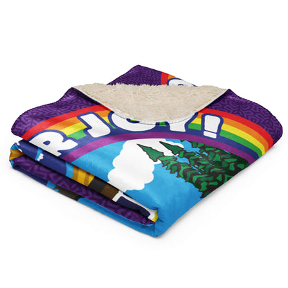 Queer Joy - MEDIUM Sherpa blanket