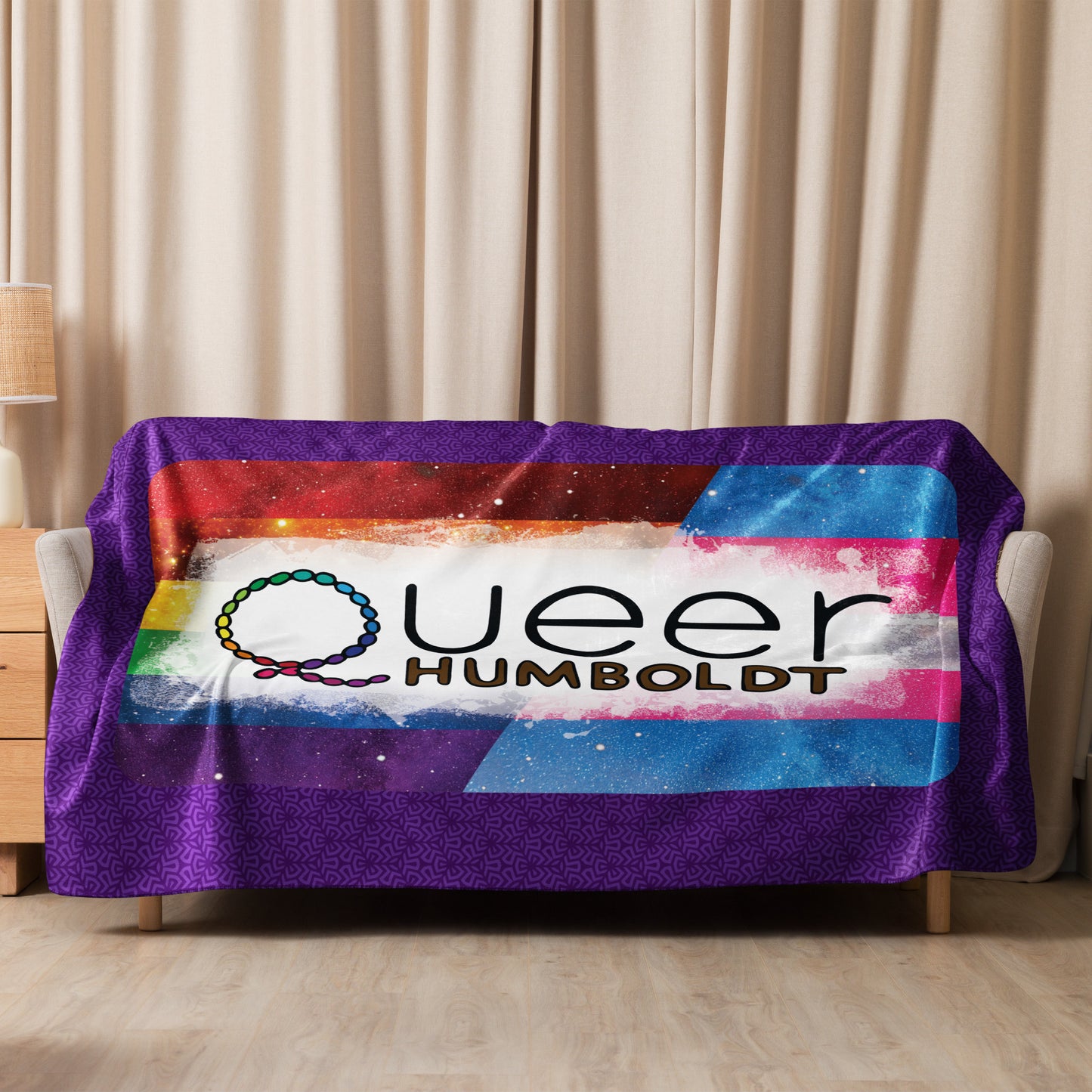 Queer Humboldt - LARGE Sherpa blanket