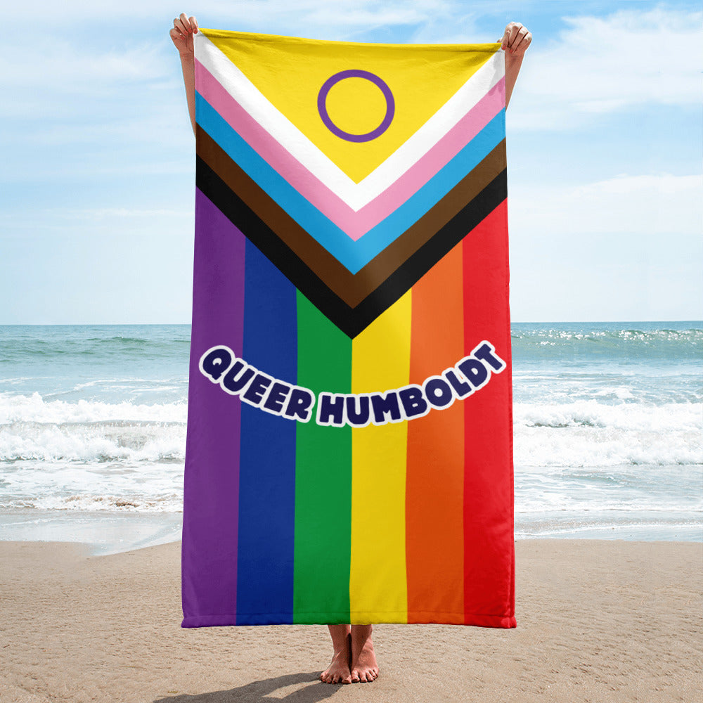 Progress Flag & Queer Humboldt Towel