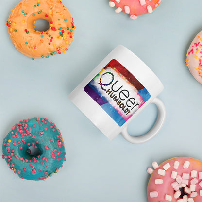 Queer Humboldt - White glossy mug