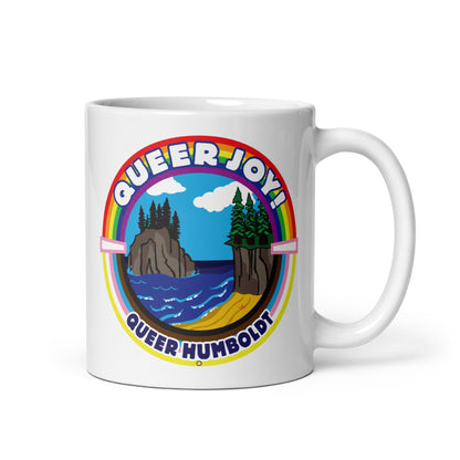 Queer Joy - White glossy mug