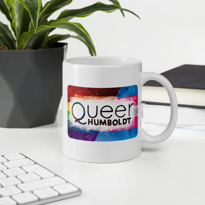 Queer Humboldt - White glossy mug