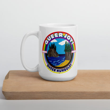 Queer Joy - White glossy mug