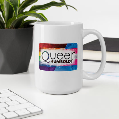 Queer Humboldt - White glossy mug