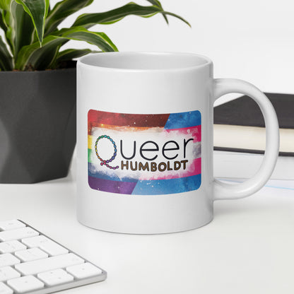 Queer Humboldt - White glossy mug